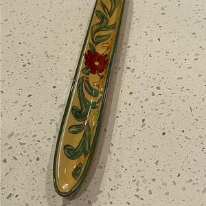 Maxcera Hand-Painted Ceramic Olive Dish